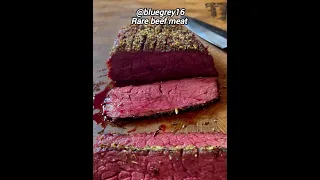Rare beef steak #steak #beefrecipes #youtube #food #grilledsteak #beefsteak #meat #beef #shortsfeed