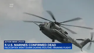 Breaking: 5 Marines aboard helicopter that went down outside San Diego confirmed dead, military says