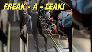 Passengers Experience Lavatory LEAK On Spirit Airlines