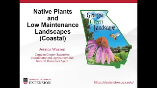 Native Plants (Coastal) and Low Maintenance Landscapes