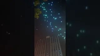 DRONE SHOW FAILED - DRONES FALLING OUT OF SKY.