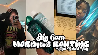 MY 6AM MORNING ROUTINE + MINI SCHOOL VLOGll grwm, hygiene, school vlog