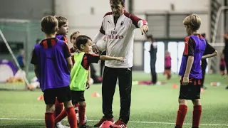 Emils Takanbekovs, 6 years old, AC Milan Camp in Riga