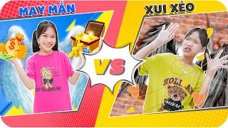 Chị Xui Xẻo VS Em May Mắn ♥ Minh Khoa TV