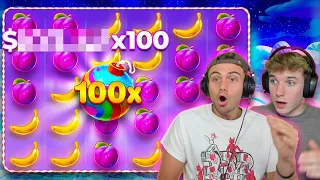 WE HIT A 100X ON SWEET BONANZA!! (Bonus Buys)