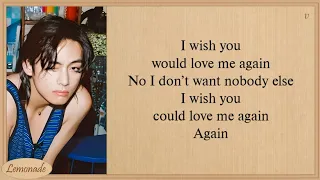 V Love Me Again Easy Lyrics