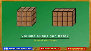 Volume KUBUS dan BALOK, dengan Kubus SATUAN