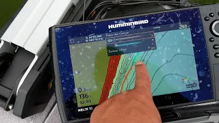 Humminbird Ultrex Contour Line Follow