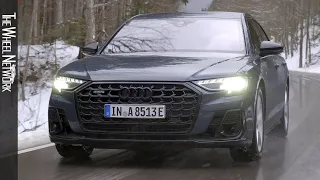 2022 Audi A8 60 TFSI e quattro S-Line | Plasma Blue | Driving, Interior, Exterior