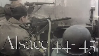 FRENCH STRIKE BACK! combat footage  in 1944-45 during the ALSACE CAMPAIGN - Liberation of Strasbourg