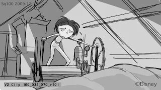 Frankenweenie - Early Re-Animation scene - Storyboard Animatic