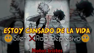 Lo que SIENTE una persona con DEPRESIÓN 😢 ESTOY CANSADO DE LA VIDA💀 SILENT | NOTAS TRISTES