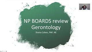 Gerontology Review, for NP boards