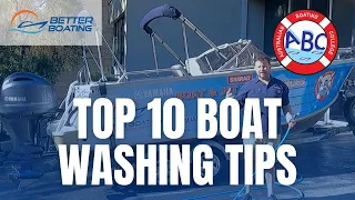 Top 10 Boat Washing Tips | Boat Cleaning with ABC Boating + Better Boating