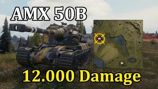 12.000 damage with AMX 50B 💯💯💯