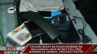 SONA: 3 bahay na pugad ng mga nangha-hack sa kumpanya sa Amerika, sinalakay