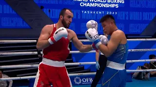 R16 (92KG) GADZHIMAGOMEDOV MUSLIM (RUS) vs HAN XUEZHEN (CHN) | IBA World Boxing Championships 2023