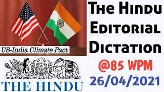 The Hindu Editorial | English Shorthand Dictation | 462 Words | 85 WPM