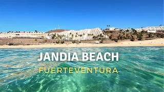 Fuerteventura’s Jandia Beach with its stunning views overlooking Morro Jable | January 2024