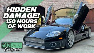 Fixing my ultra-rare Spyker was a NIGHTMARE! Hidden Damage, Impossible Parts