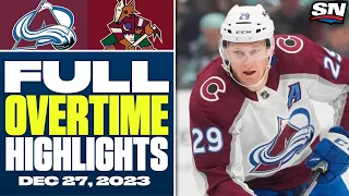 Colorado Avalanche at Arizona Coyotes | FULL Overtime Highlights - December 27, 2023