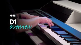 Versatile piano performance - Korg D1 overview