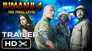 JUMANJI 4: THE FINAL LEVEL (2024) Teaser Trailer Dwayne Johnson, Kevin Hart Movie Concept HD