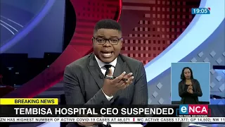 Tembisa Hospital CEO suspended