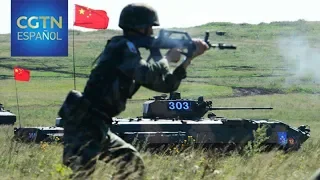 China participa en su mayor maniobra militar en el extranjero