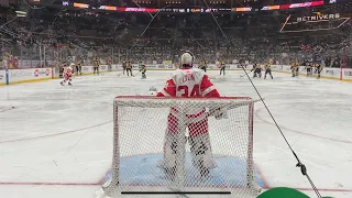 Alex Lyon & James Reimer Warm-Ups