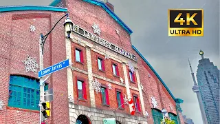 St. Lawrence Market Walk To Union Station. TORONTO | 4K CC