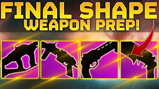 Final Shape WEAPON PREP Guide - Get These Best Rolls Now - Destiny 2 - All Onslaught Best Weapons