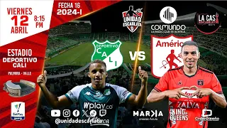 CALI vs AMÉRICA - FECHA 16 - CASA ESCARLATA Y UNIDAD ESCARLATA - 1040 AM Y 620 AM