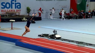 TAITE Yasmin (GBR) - 2017 Trampoline Worlds, Sofia (BUL) - Qualification Tumbling Routine 1