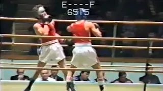 USSR championship. Kostya Tszyu vs Leonid Bronnikov. 1989, Frunze.