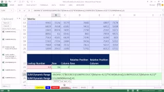 Mr Excel & excelisfun Trick 112: Two Way Lookup Cell Address to Create Dynamic Range: Formula or VBA