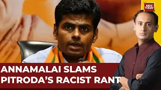 BJP's Coimbatore Candidate K Annamalai's Fierce Response To Sam Pitroda's Racist Rant | Watch