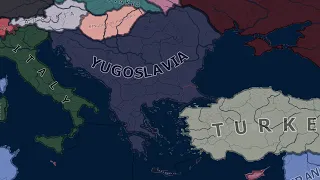 What if the Balkans were United in 1936? | HOI4 Timelapse