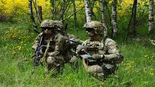 U.S. Soldiers conduct a live fire exercise at the Grafenwoehr Training Area, Germany (June 1 2022)