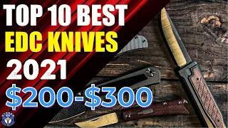 Top 10 Best EDC Folding Knives 2021 /$200-$300 My Favorite
