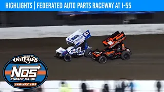 World of Outlaws NOS Energy Sprint Cars | Federated Auto Parts I55 | April 12, 2024 | HIGHLIGHTS