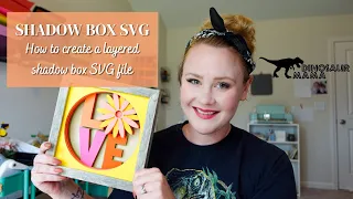 DIY Shadow Box SVG Tutorial | How to Make a 3D Shadow Box Template in Inkscape | Cricut SVG Tutorial