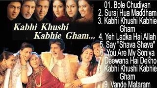 Kabhi Khushi Kabhie Gham Movie All Song Audio Jukebox | Amitabh, Shah Rukh Khan, Kajol, Rani Mukerji