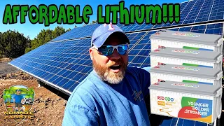 Off-Grid Power in CHEAP Lithium Batteries from Redodo ~ 800ah LiFeE04