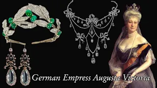 German Empress Augusta Victoria | Some of the Jewels