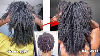 SHOCKING! How I Grew My Hair 2x Longer Using Mini Twists//Longer & Thicker Hair In 6 Months