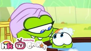 Best of Om Nom Stories S15 Ep1: Nibble-Nom - Bath Time & Pirates | Cartoon for Kids by HooplaKidz TV