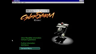 Mission Force CyberStorm PC Game Demo