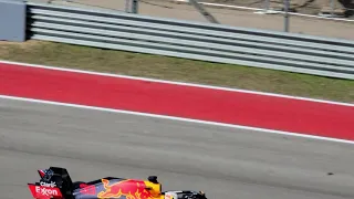 Max and Lewis COTA Turn 9 Formula 1 USA GP