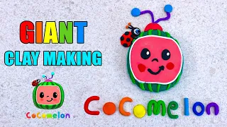 Giant cocomelon clay making | Clay Toys 거대 코코멜론 클레이 만들기 |